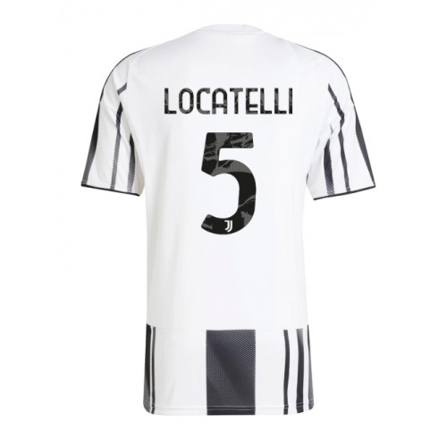 Stroje piłkarskie Juventus Manuel Locatelli #5 Koszulka Podstawowej 2025-26 Krótki Rękaw